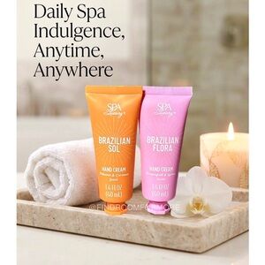 SPA Luxury Brazilian Sol & Brazilian Flora Hand Creams